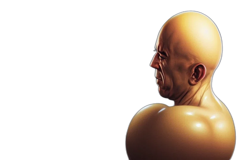 face, robot, mask, concept art, 3d render, comic book art, photorealistic, egg transparent PNG cut-out