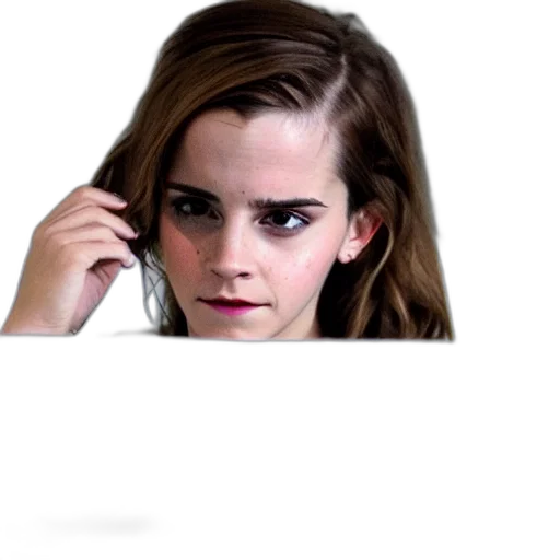 face, mask, hair, jacket transparent PNG cut-out