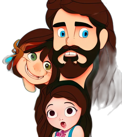 cartoon, concept art, fantasy art, 3d render transparent PNG cut-out