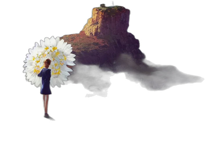 flower, crown, dress, concept art, pixel art, photorealistic, watercolor, fog transparent PNG cut-out