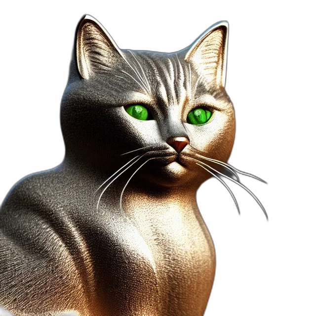 animal, jewelry, staff, 3d render, photorealistic, concept art, fantasy art, chrome transparent PNG cut-out