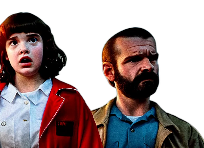 jacket, comic book art, concept art, photorealistic, 3d render, neon lights, red, film transparent PNG cut-out