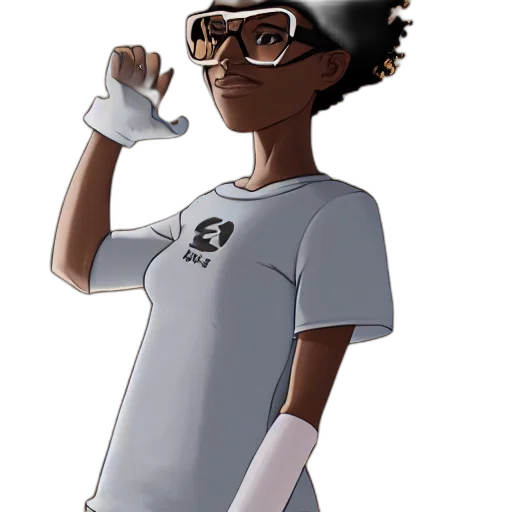 staff, robot, face, dress transparent PNG cut-out
