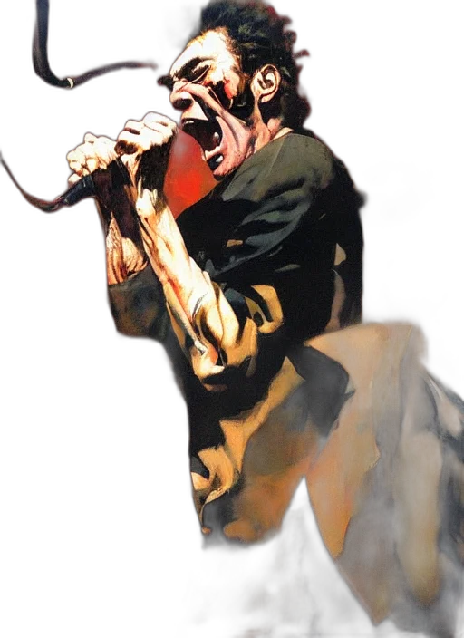 jacket, staff, comic book art, concept art transparent PNG cut-out