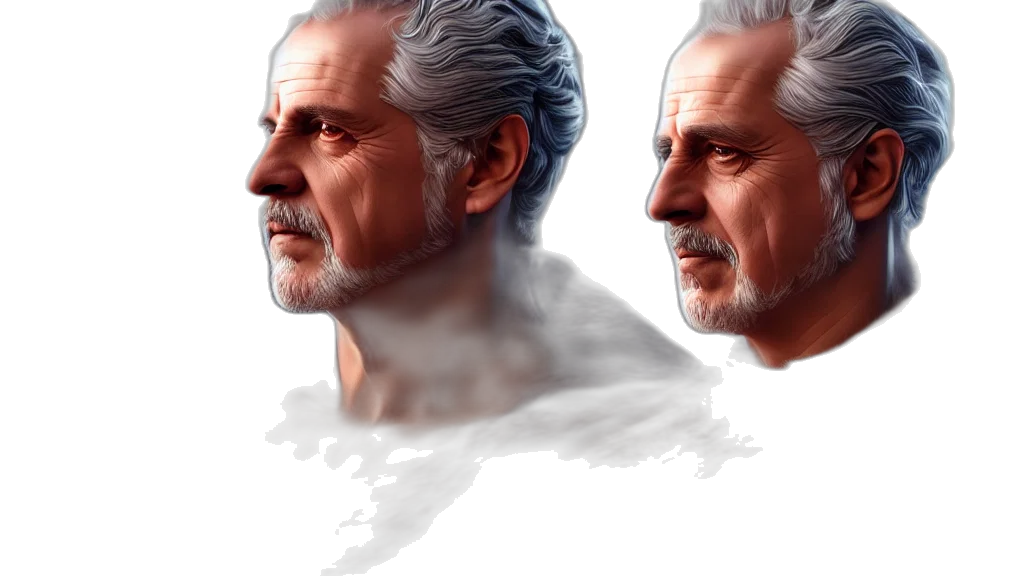 face, photorealistic, concept art, fantasy art transparent PNG cut-out