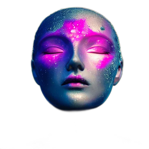mask, face, crown, jewelry transparent PNG cut-out