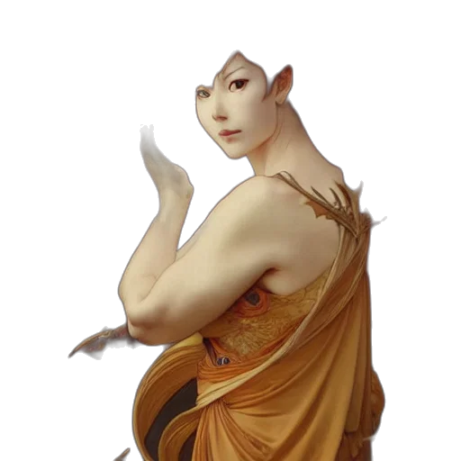 dress, mask, dragon, face transparent PNG cut-out