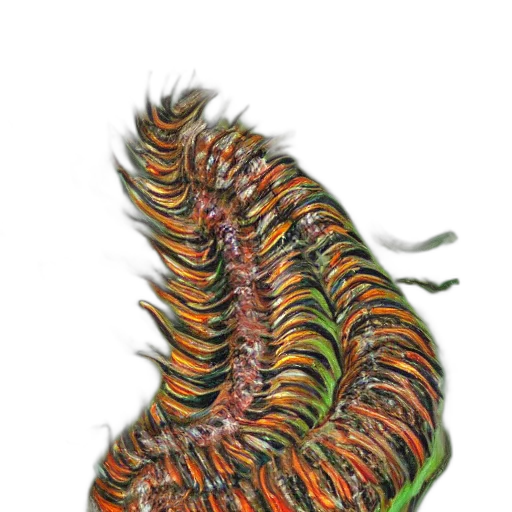 dragon, creature, animal, hair transparent PNG cut-out