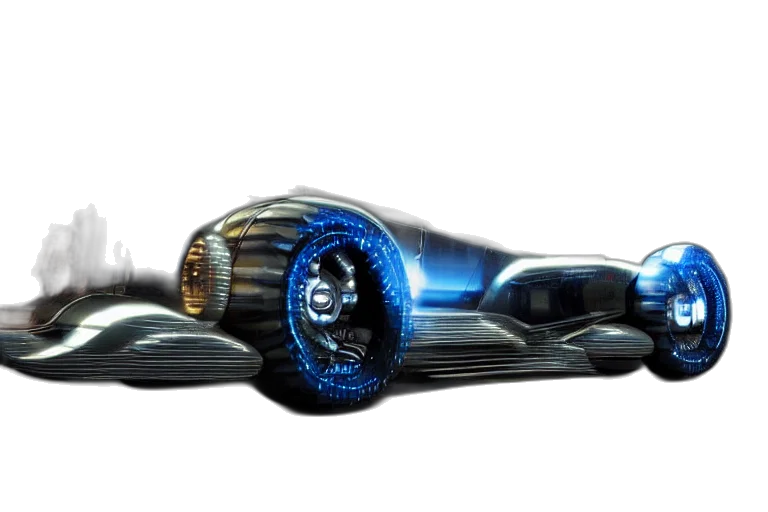 car, weapon, shoes, hair, concept art, 3d render, photorealistic, cyberpunk transparent PNG cut-out