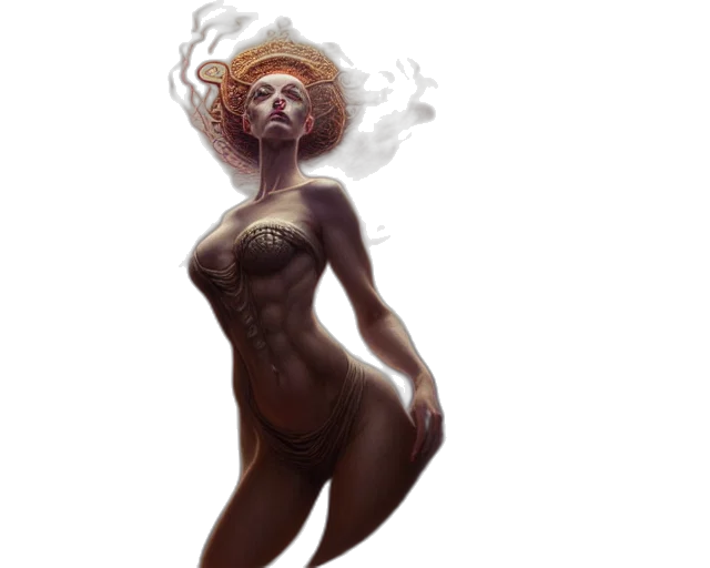 dress, concept art, fantasy art, comic book art transparent PNG cut-out