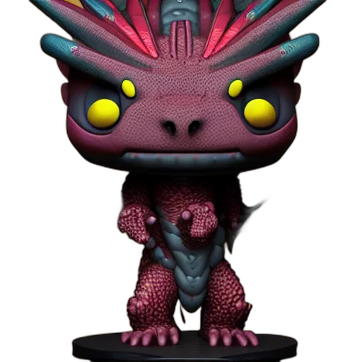 dragon, creature, concept art, funko, pop, photo, studio, professional transparent PNG cut-out