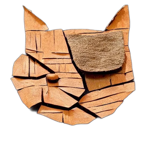 mask, hat, furniture, dragon, 3d render, earth tones, cat, made transparent PNG cut-out