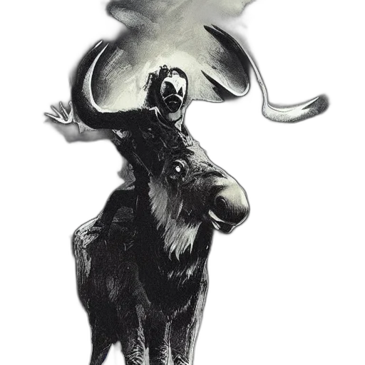 mask, animal, creature, crown, concept art, fantasy art, comic book art, photorealistic transparent PNG cut-out
