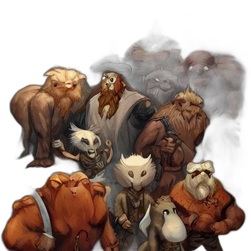 staff, concept art, fantasy art, comic book art transparent PNG cut-out
