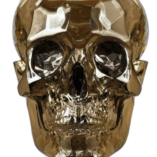mask, face, jewelry, crown, 3d render, photorealistic, concept art, golden transparent PNG cut-out