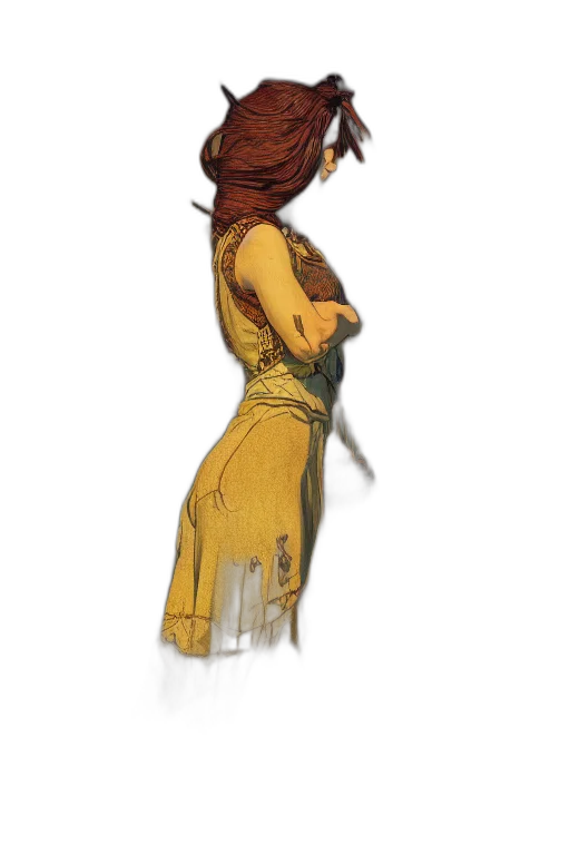 dress, staff, weapon, sword transparent PNG cut-out