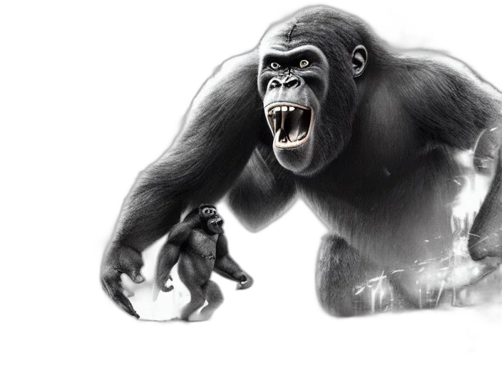 animal, concept art, photorealistic, 3d render transparent PNG cut-out