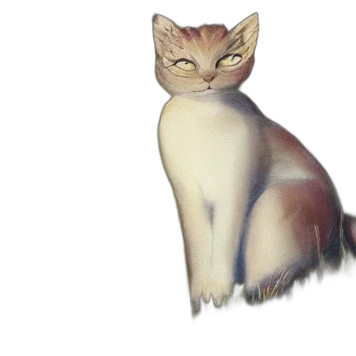 animal, creature, staff, photorealistic, 3d render, watercolor, concept art, pastel transparent PNG cut-out