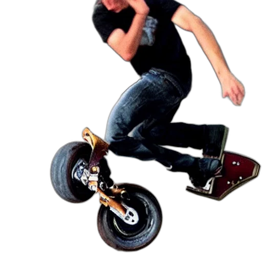 weapon, photorealistic, concept art, 3d render, tony, hawk, epic, fail transparent PNG cut-out