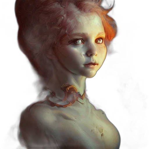 face, creature, mask, hair transparent PNG cut-out