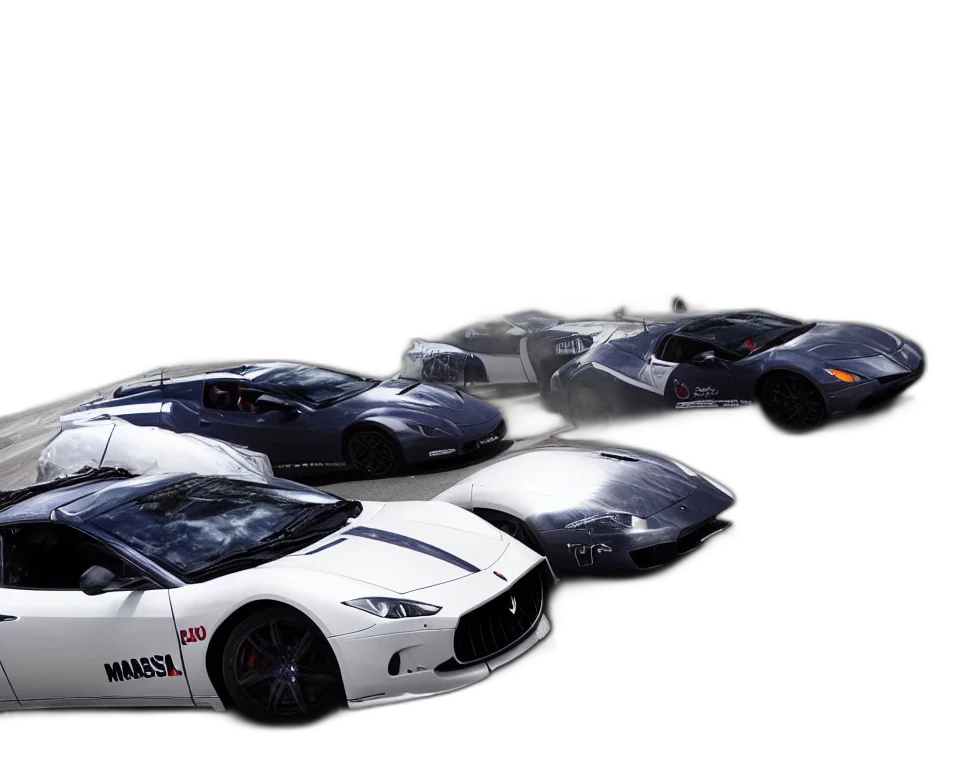 car, 3d render, concept art, photorealistic, maserati, drifting, mountains, lamborghini transparent PNG cut-out