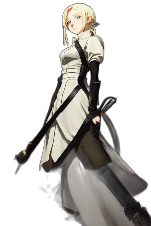 staff, sword, weapon, dress transparent PNG cut-out
