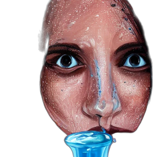 mask, face, bottle, robot transparent PNG cut-out