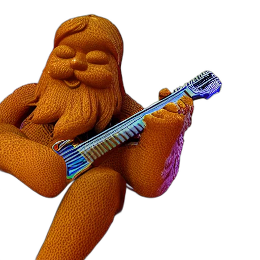 hair, creature, weapon, staff, 3d render, concept art, vaporwave, photorealistic transparent PNG cut-out