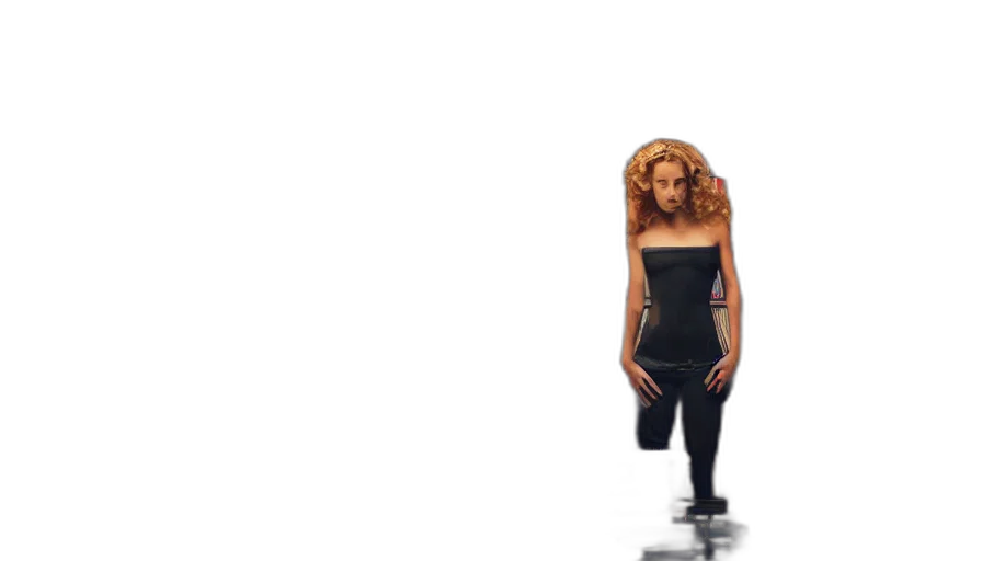 dress, hair, jacket, robot, concept art, pixel art, 3d render, cartoon transparent PNG cut-out