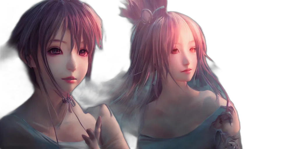 fantasy art, anime, photorealistic, concept art transparent PNG cut-out