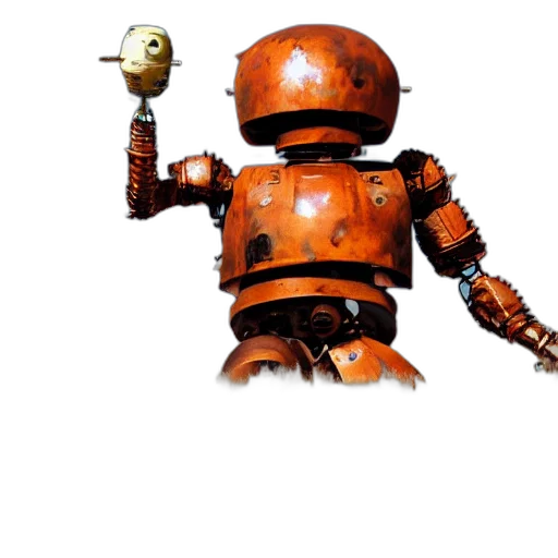 robot, staff, weapon, animal transparent PNG cut-out