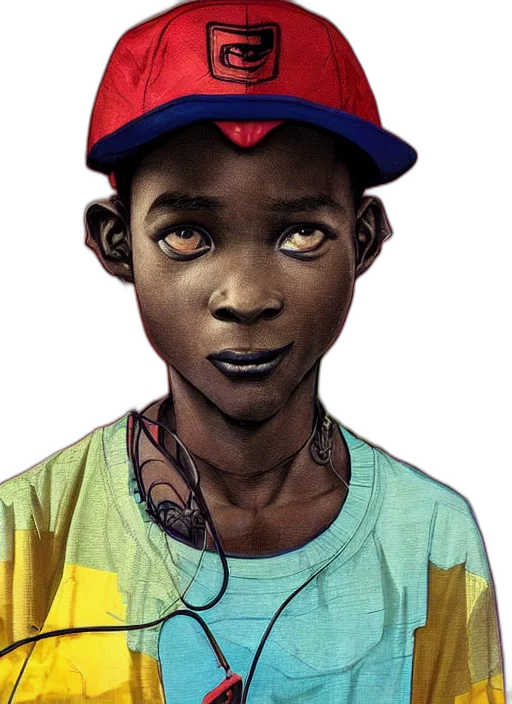 face, hat, animal, photorealistic, comic book art, cartoon, concept art, colorful transparent PNG cut-out