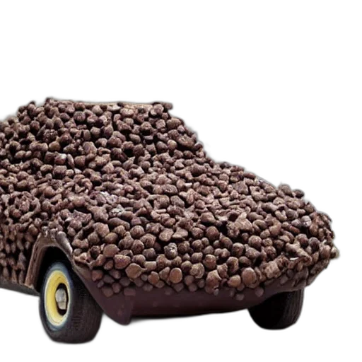 car, shoes, food, 3d render transparent PNG cut-out