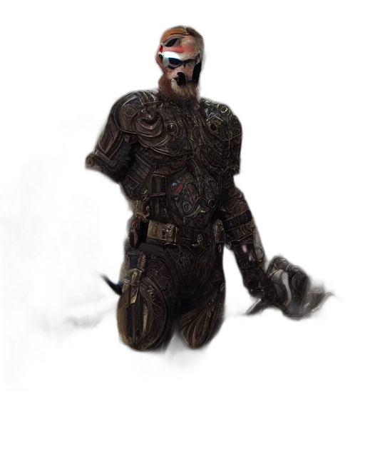 robot, mask, creature, animal, concept art, 3d render, comic book art, fantasy art transparent PNG cut-out