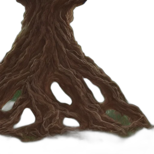 tree, hair, crown, creature transparent PNG cut-out