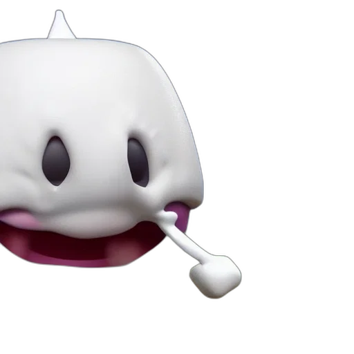mask, creature, 3d render, concept art transparent PNG cut-out