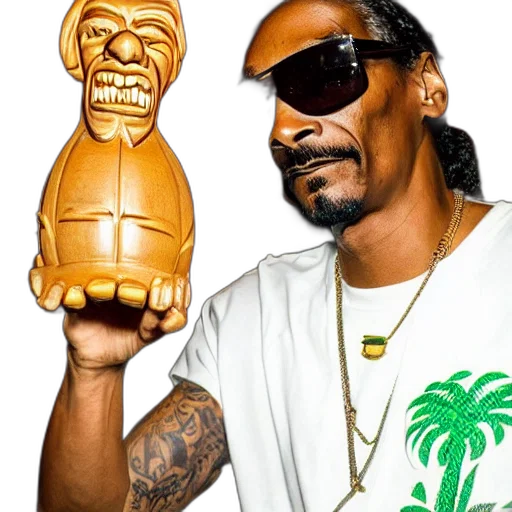 animal, snoop, dogg, trader, vic, bar, holding, tiki transparent PNG cut-out