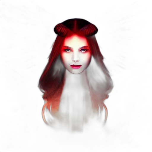 face, mask, crown, hair, photorealistic, fantasy art, 3d render, pixel art transparent PNG cut-out