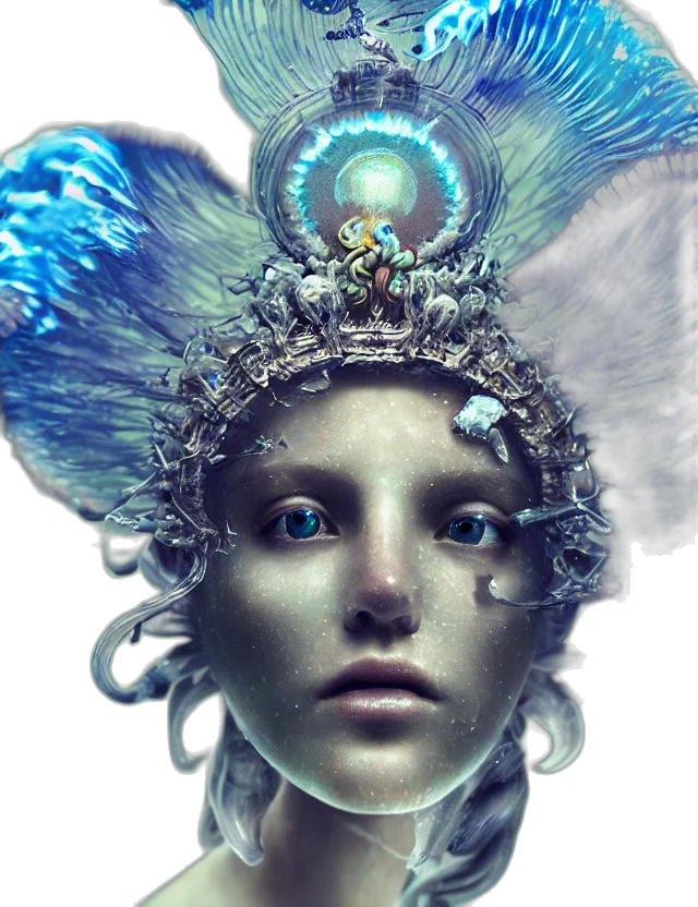 crown, robot, face, mask transparent PNG cut-out