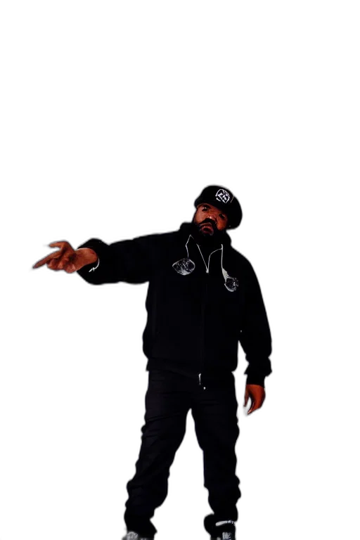 jacket, staff, weapon, mask transparent PNG cut-out