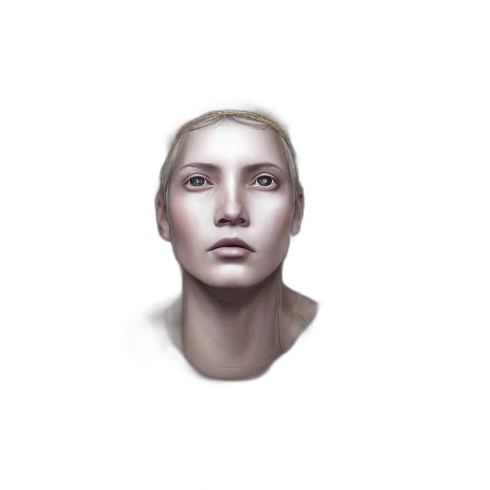 face, mask, robot, creature, photorealistic, concept art, 3d render, fantasy art transparent PNG cut-out