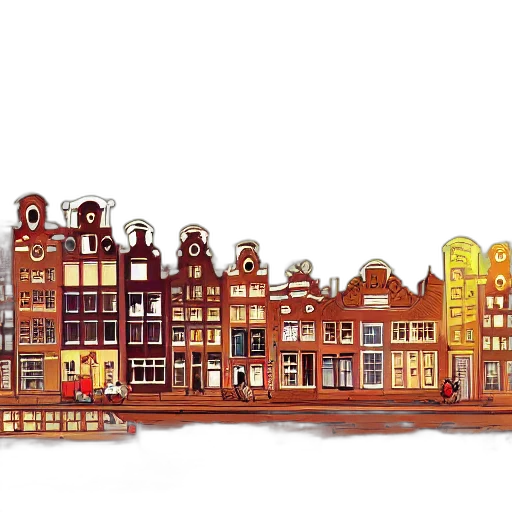 building, concept art, pixel art, watercolor transparent PNG cut-out