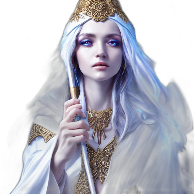 jewelry, crown, staff, face transparent PNG cut-out