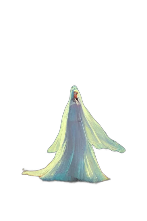 dress, creature, staff, crown, concept art, pixel art, fantasy art, watercolor transparent PNG cut-out