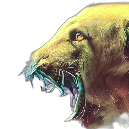creature, concept art, fantasy art, photorealistic transparent PNG cut-out