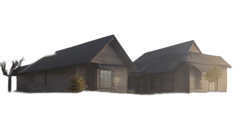 building, 3d render, concept art, photorealistic transparent PNG cut-out