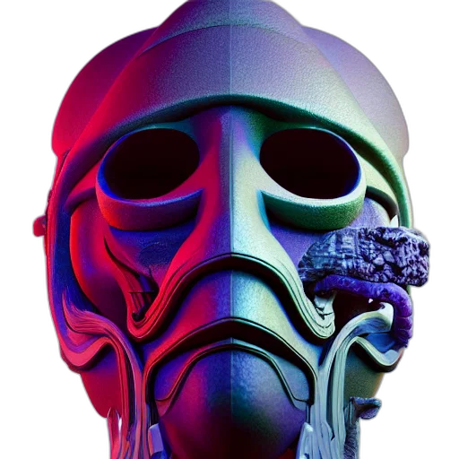 mask, robot, face, weapon transparent PNG cut-out