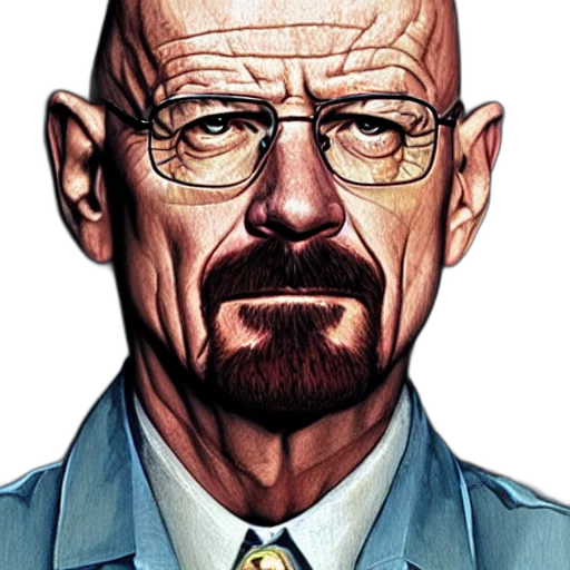 face, staff, jacket, comic book art transparent PNG cut-out