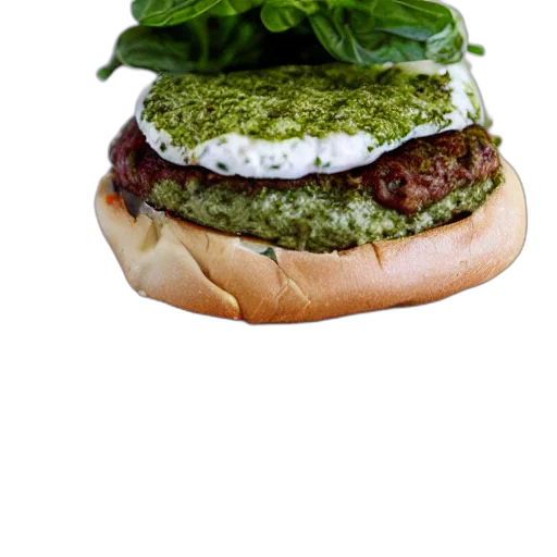 food, animal, creature, hat, photorealistic, 3d render, pixel art, pesto transparent PNG cut-out