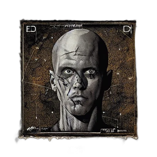face, mask, jacket, concept art transparent PNG cut-out